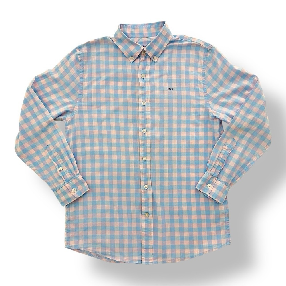 Vineyard Vines | Plaid Whale Button Down Shirt (M) 🐳